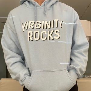 Brand new Virginity Rocks hoodie